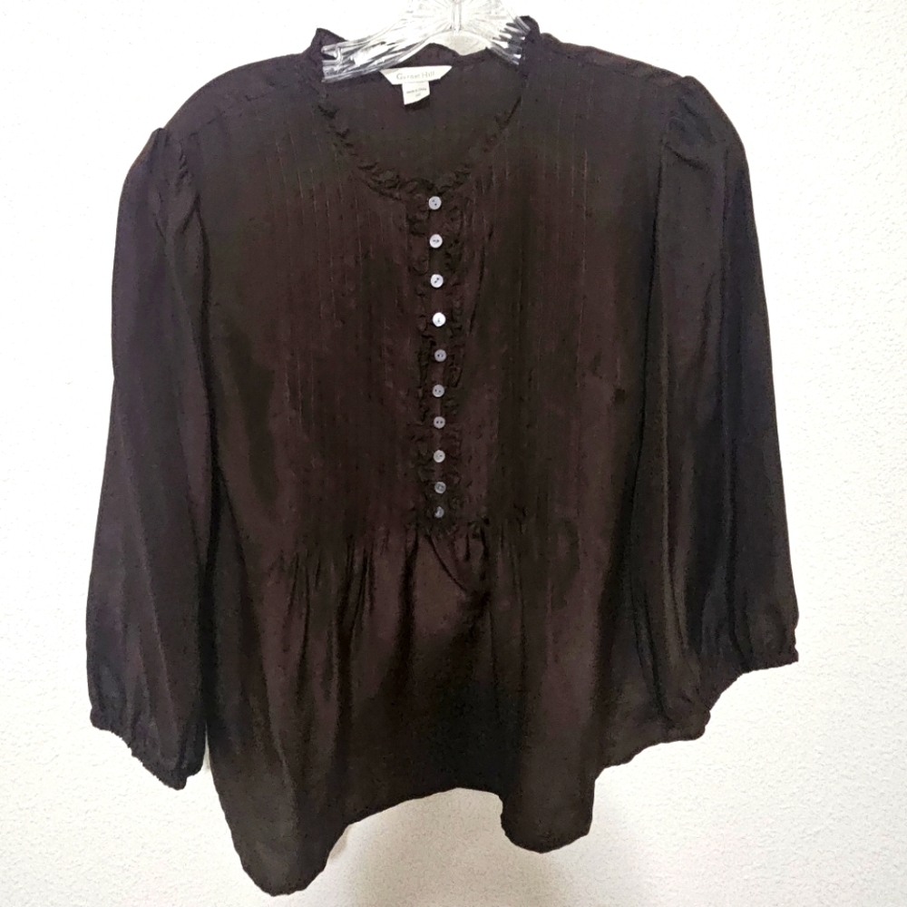 Garnet Hill washable silk baby doll style size 4P
